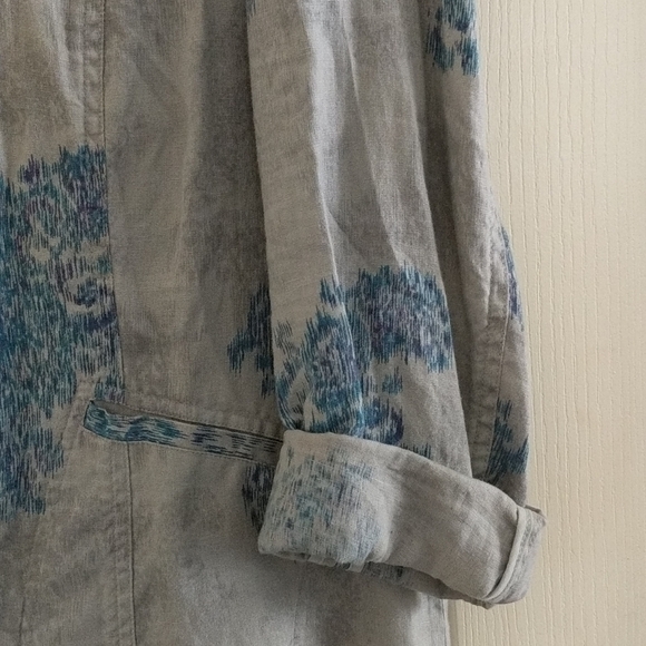 Coldwater Creek, Petite 14, denim look jacket - Picture 3 of 6